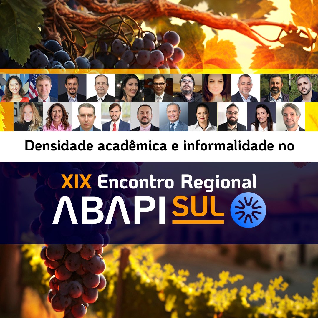 Densidade acadêmica e informalidade no XIX Encontro ABAPISUL