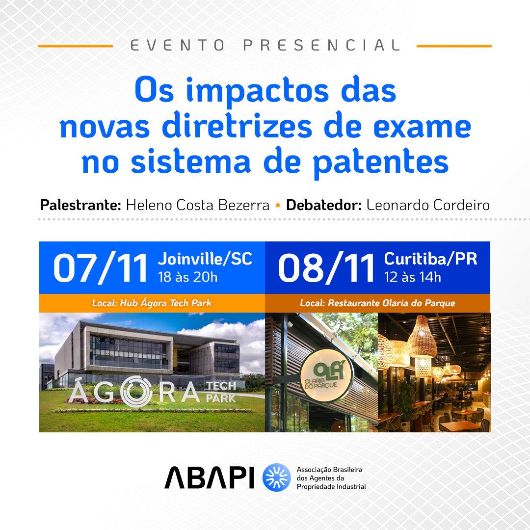 Nulidade de Patentes na agenda ABAPISUL