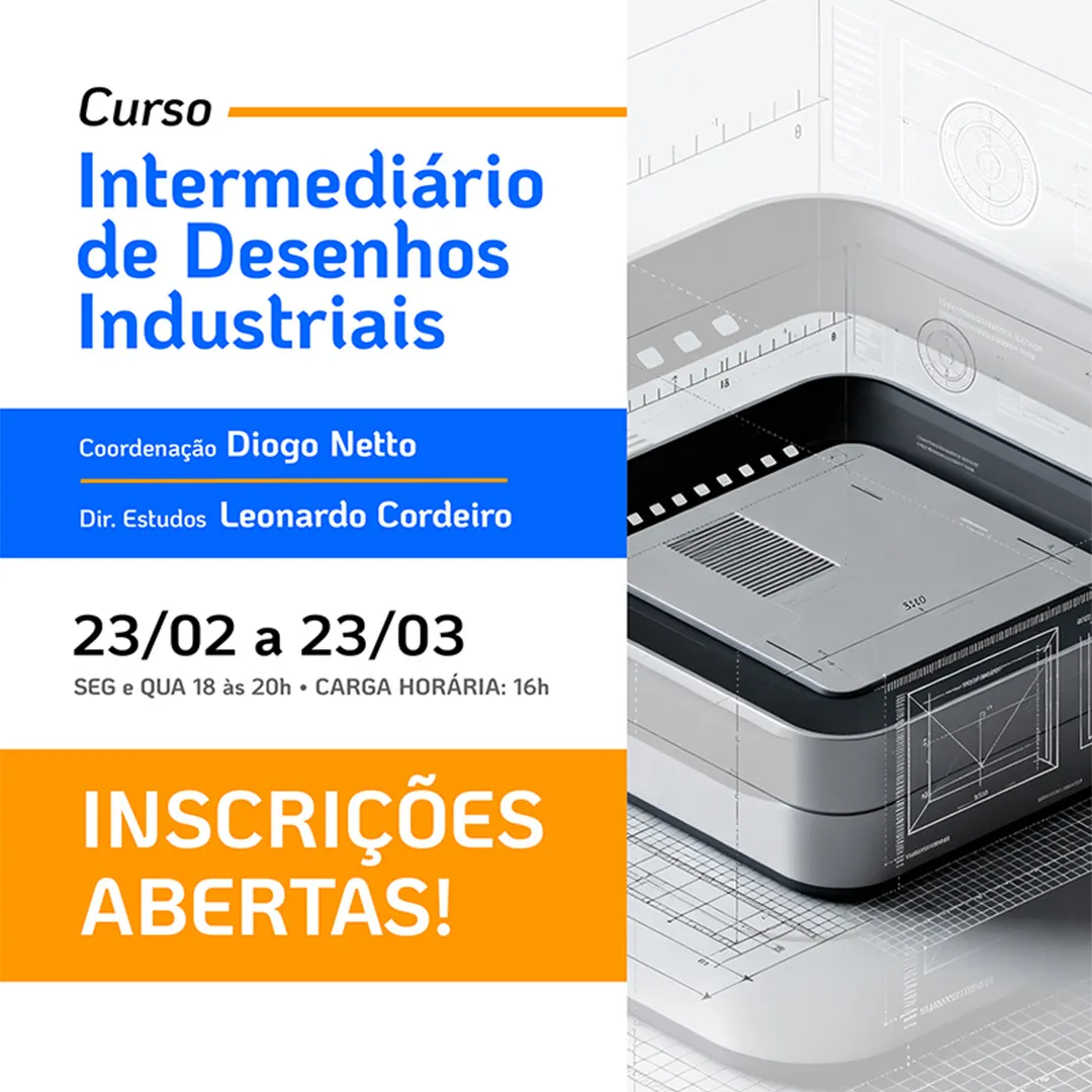 Inscrições abertas para o curso Intermediário de Desenhos Industriais da ABAPI