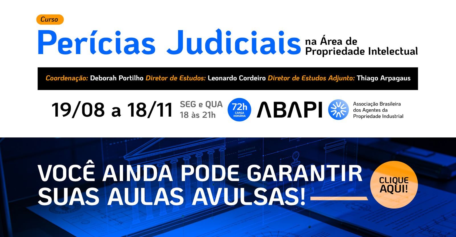Curso Perícias Judiciais na área de Propriedade Intelectual